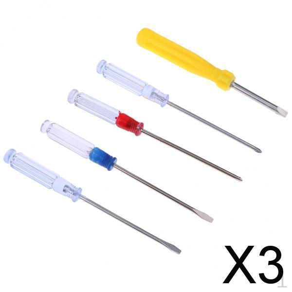 

3x5pcs Mini Screwdriver Set Repair Tool for Laptop Jewelers Hobby Hand Tools