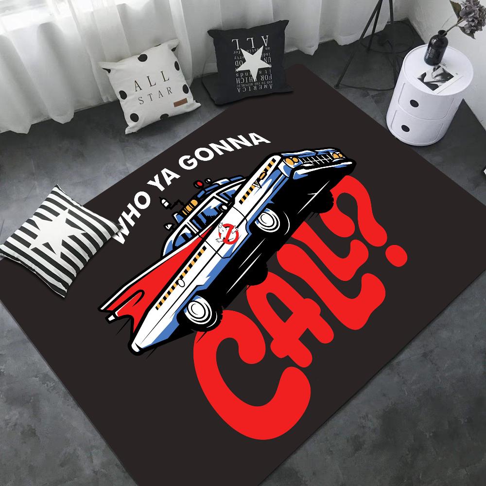 Ghostbusters Door Mat Washable Non-Slip Living Room Sofa Chairs Area Mat Kitchen Toilet Rug