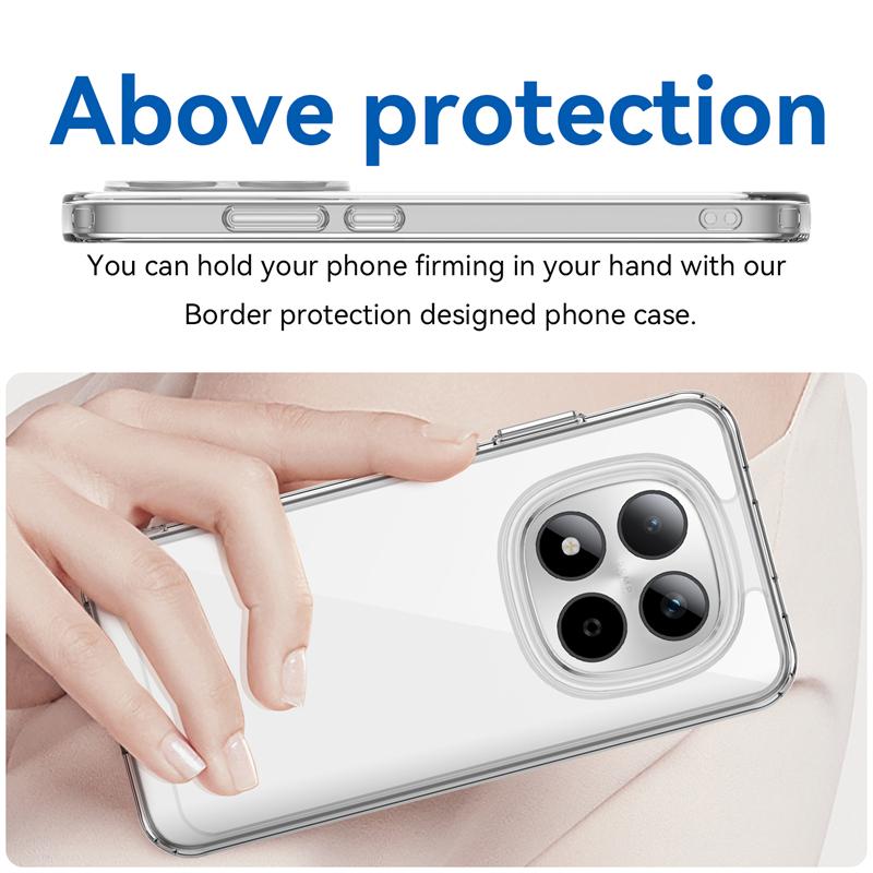 Transparent Case For Redmi Note 15 Pro Case Anti-knock Silicone Colorful Cover Redmi Note15 Pro+ Case For Redmi Note 15 Pro Case