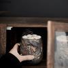 Retro Vintage Ceramic Tea Jar Creative Sealed Tea Storage Jar Organizer Small Tea Box Chinese Style Home Kitchen Storage Tool