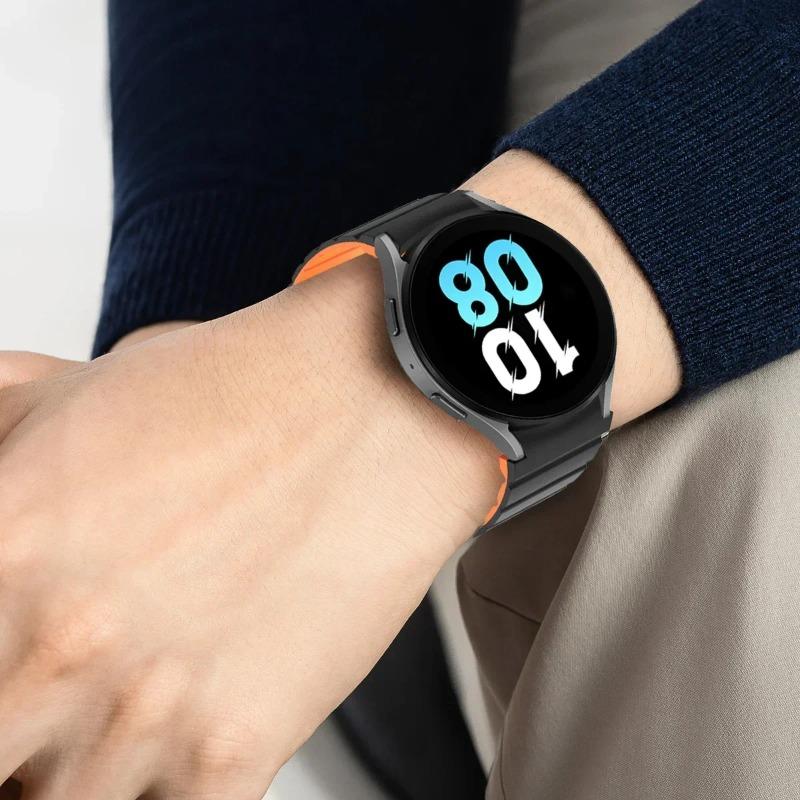 Silicone Strap for Samsung Galaxy Watch7 6 5 4 40/44mm Band No Gaps Magnetic Bracelet for Watch6 4Classic 43 47 42 46mm/5Pro45mm