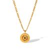 Zodiac Sign Pendant Necklace With Crystal Accents Stylish Layering Chain For Women Minimalist Jewelry Gift