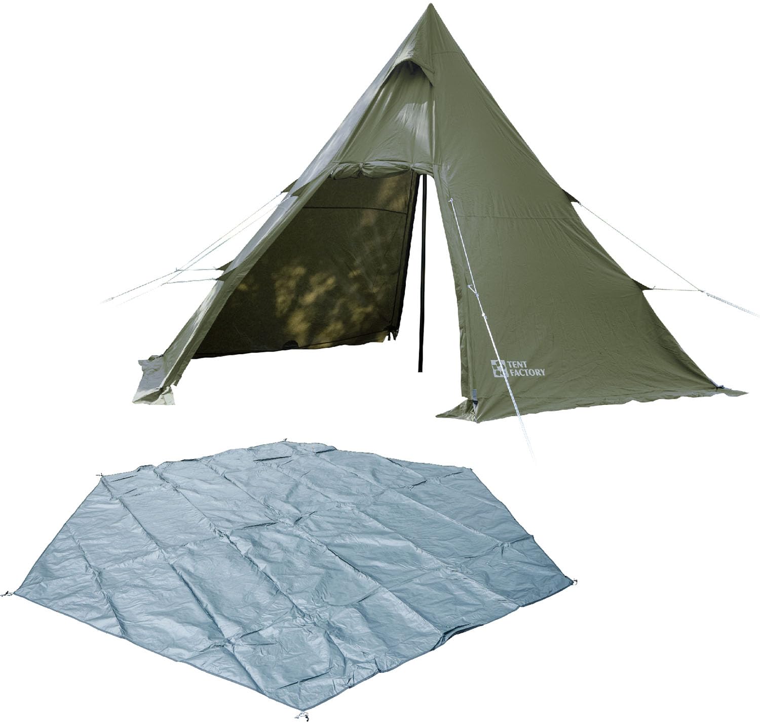 

TENT FACTORY One Pole Tent R1 Ground Sheet Set MG Hi-TC +