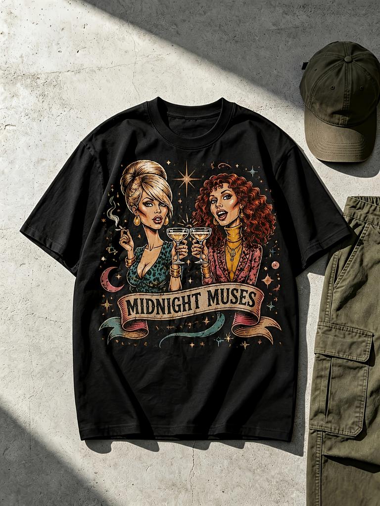 Absolut fabelhaftes Süße Darling Patsy Stone Mitternachts Musen Unisex 100% Baumwolle T-Shirt für Herren und Damen, Weich, Ganzjahres-Freizeit