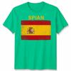 Spain Spanish Day Unisex T Shirts Grunge Flag Country Gift Football Novelty