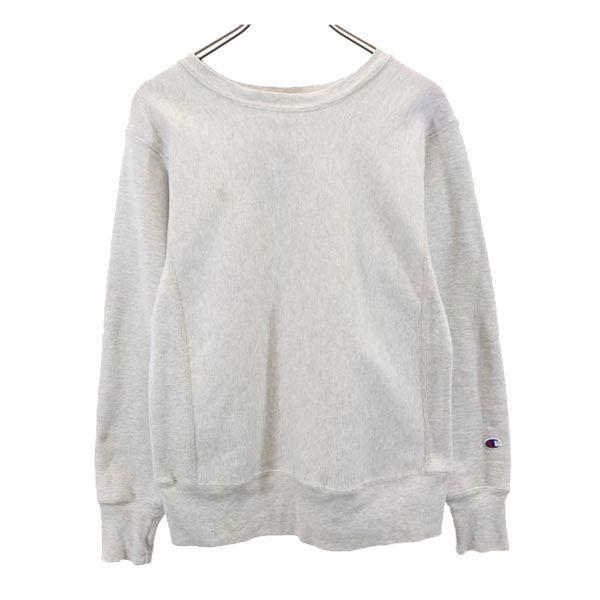 Champion Mono-Red Replica Mono-Color Tag Made in USA Long sleeve sweat trainer Men's Used