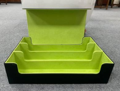 Portable Durable Eco-Friendly Card Deck Box Storage for Trading Cards 1800+ PU Leather Commander Card Deck Case