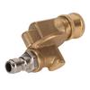 Quick Connecting Pivoting Coupler Attachment 1Celsius4in for Pressure Washer Nozzle   4500psi Garden Supplies