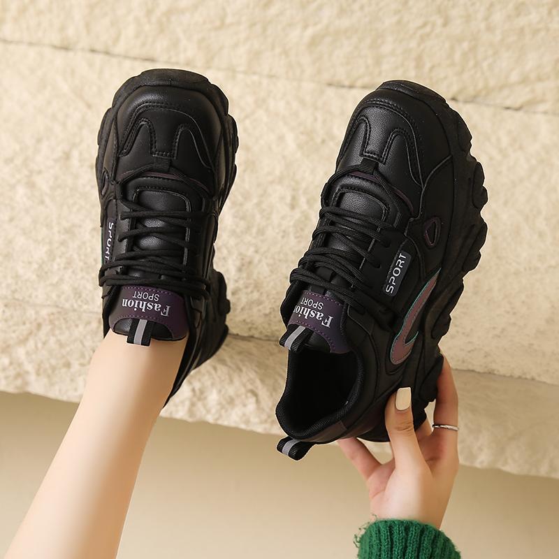 Small size dad shoes spring and autumn new kitchen shoes chef soft-soled sneakers 33