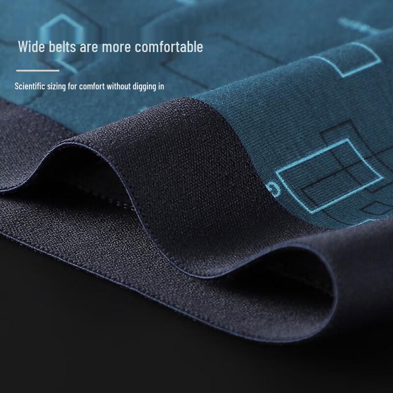 Nanjiren Men's Breathable Boxer Briefs 4-Pack