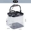 New Transparent Live Fish Bucket Foldable Fishing Bucket Portable Water Bucket Multifunctional Handheld Fish Container Lure Fishing Pail