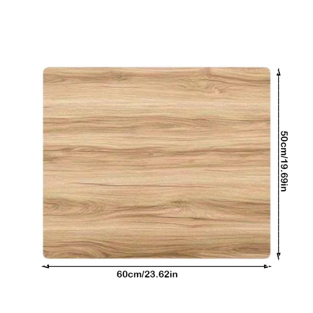 50x60cm Waschmaschinen-Rutschmatte Helles Holzmaserung Arbeitsplatten-Schutz Küchenarbeitsplatte