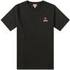 T-shirt - KENZO - Boke Flower - brodé - Noir - Coton