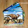 Dinosaur 16-Piece Flat Puzzle - Early Education Toy for Ages 3-6