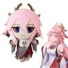 Yae Miko Plush Doll Genshin Impact Game Plushie Toy Stuffed Pillow Soft Cartoon Soft Figure Cosplay Props Accessories Fans Gift