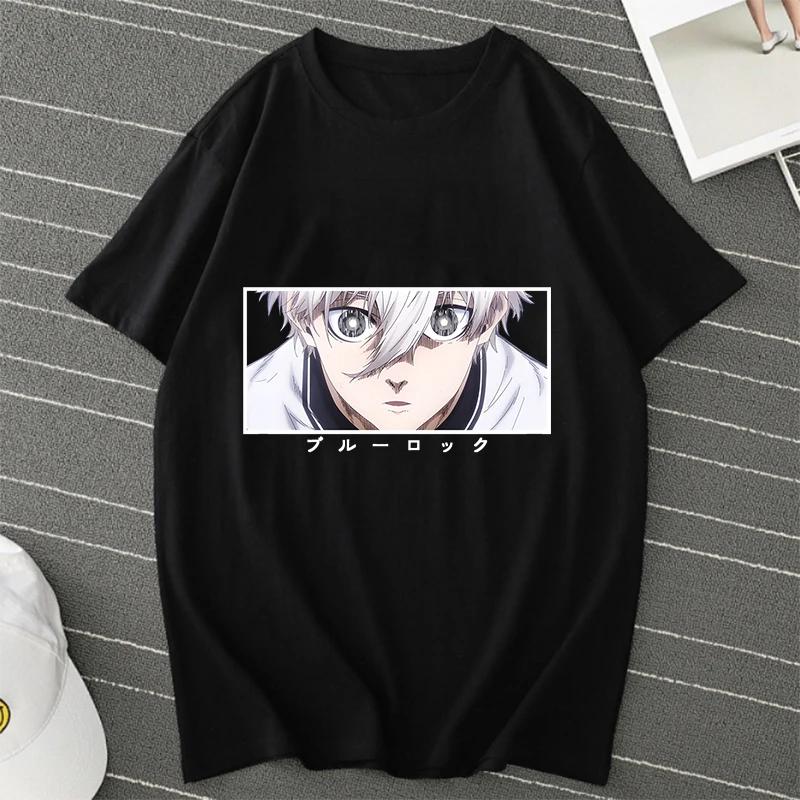 BLUE LOCK Yoichi Isagi Manga Tričko Retro Hip Hop Unisex Tričko Streetwear Grafická Trička BLUE LOCK Nadměrná Trička Topy