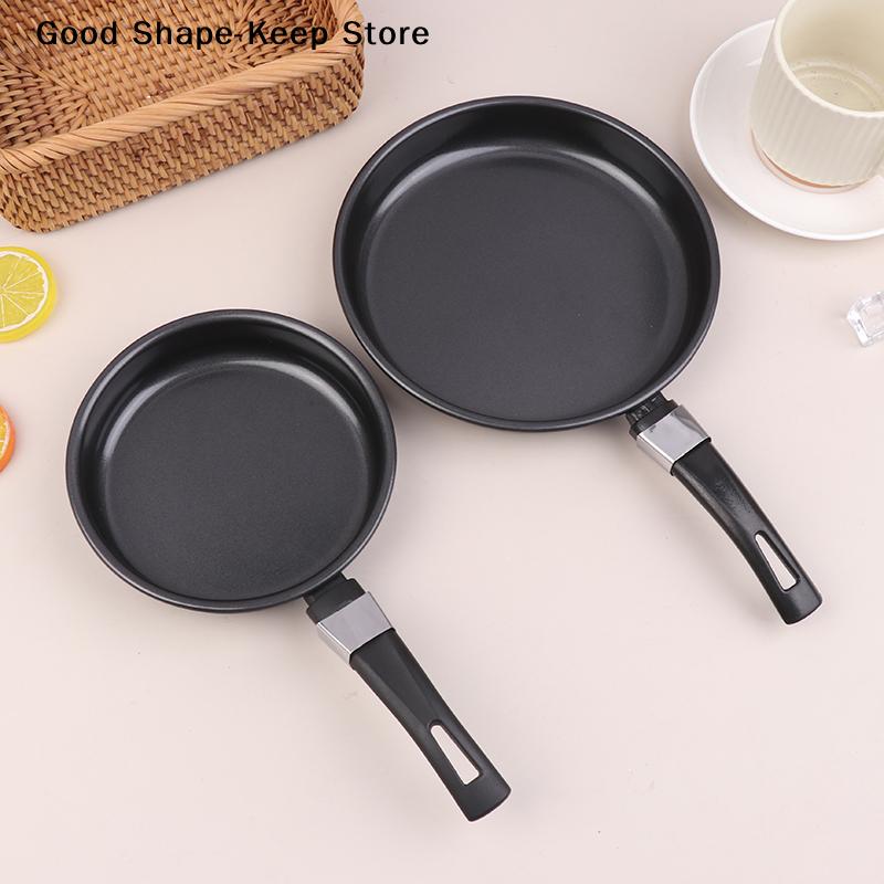 Mini Frying Pan Non-Stick Thickened Home Use Kitchen Cookware Stainless Steel Frypan Pot Fried Eggs Saucepan Gas