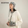EICHITOO Women's Color Block Jacquard Knit Sweater