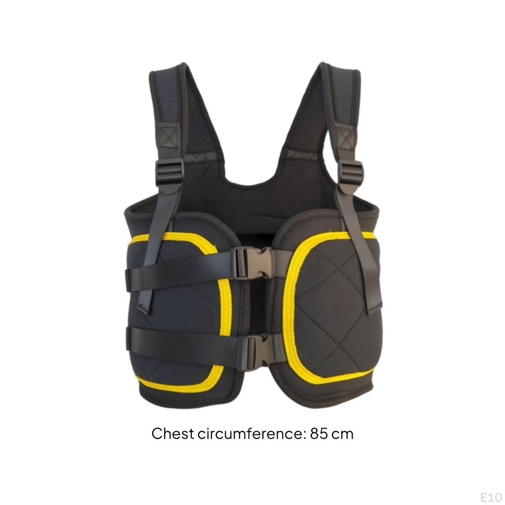 Protector de Costillas para Karting Resistente a Impactos Chaleco Protector para Go-Kart para Pilotos,