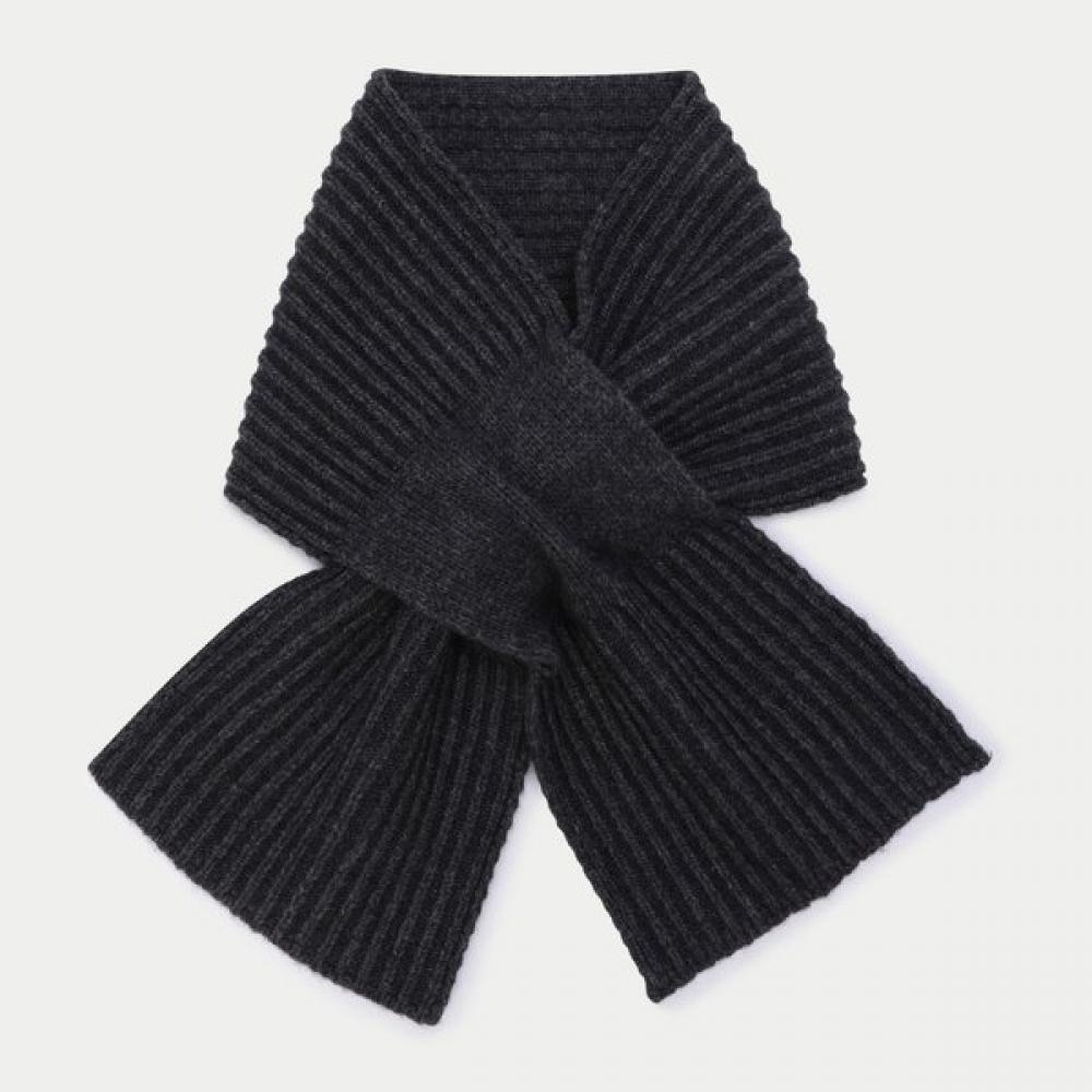 Series Bi Directional Slit Knit Muffler Ssajx25681chx charcoal/XXX
