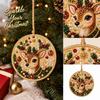 Christmas Tree Ornament 2D Christmas Hanging Decoration