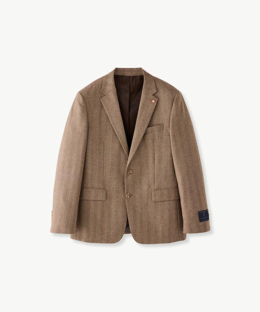 STCO Italy Marlane Herringbone Suit Set_Beige (Classic Fit)_Ssjwd93Set (A Type)