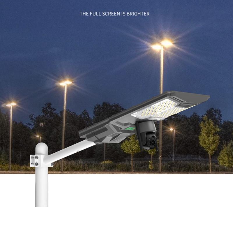 Solar Street Lights 300W 500W 4G WIFI 5MP Camera Security Garden Lamp Motion Sensor Waterproof IP65 Wall Solar Light