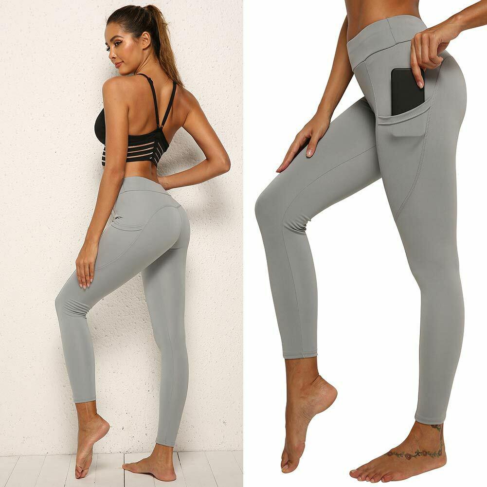 Buy High Waist Seamless Yoga Leggings 
