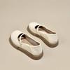 Fashion Women's Flat Shoes Spring Soft Leather Mary Jane Shoes 2024 New Small White Loafers with Skirt Gentle Small Leather Shoes