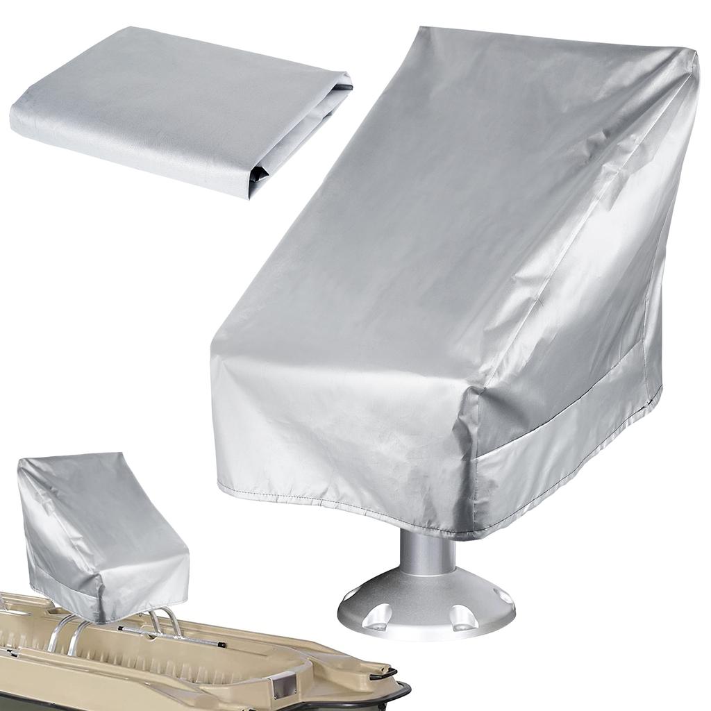 Boat Seat Cover Waterproof Outdoor Foldable Boat Canvas Seat Covers Durable Weather Resistant Chair Sleeve Protective Cover