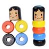 Small Wooden Man Unbreakable Wood Game Toy Gifts Home Office Desktop Ornament Decor