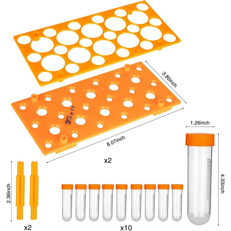 Kinder lernen Grundschule Naturwissenschaften Reagenzgläser mit Ständer Feinmotorik-Werkzeug-Set Werkzeuge für Kinder Kinder Frühpädagogisches Spielzeug