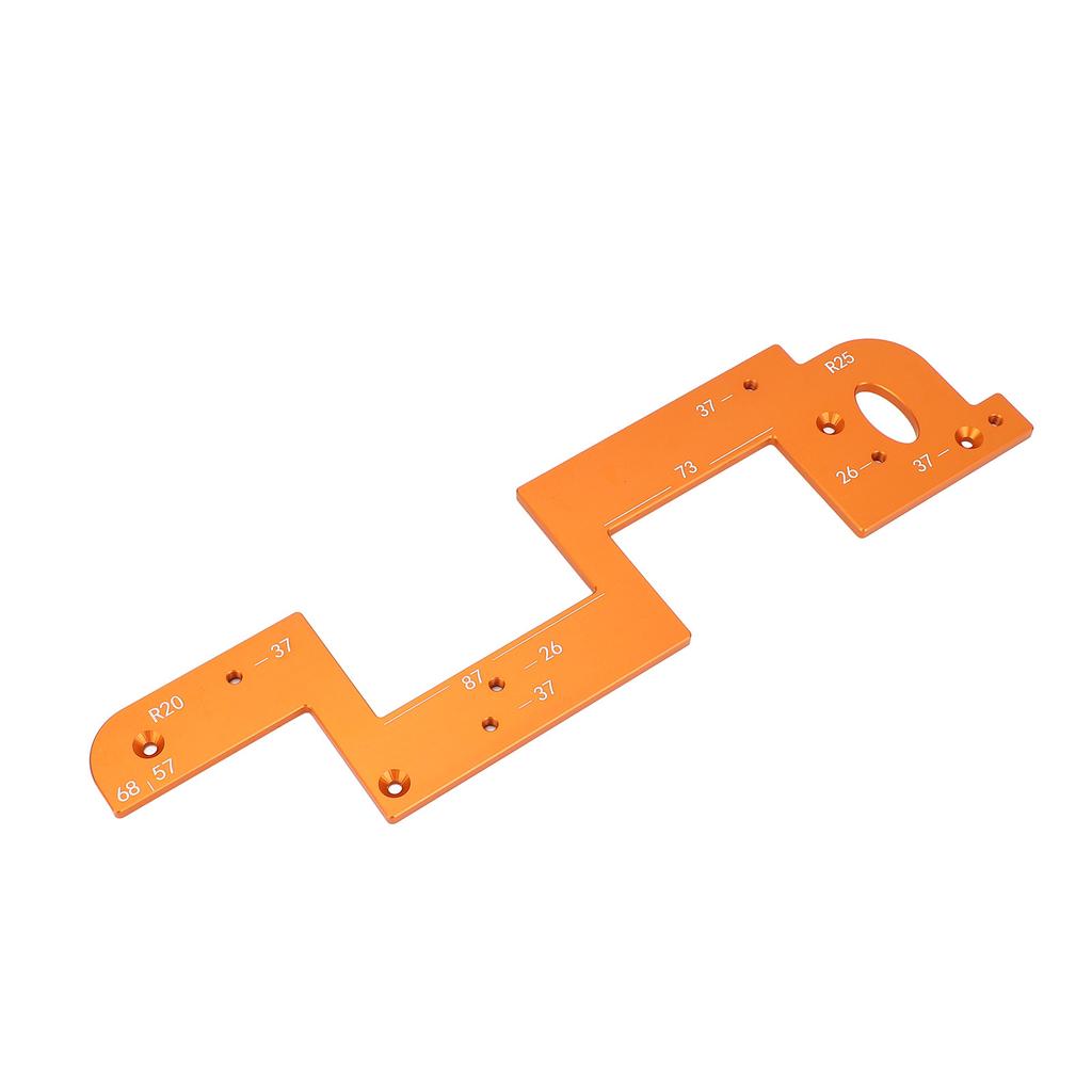 Arc Grooving Auxiliary Tool Thickened Aluminium Alloy Multipurpose Arcs Grooves Cutter Template