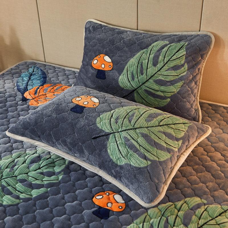 Lenzuolo con angoli in velluto 90x200 Lenzuolo addensato per la casa Coprimaterasso caldo Queen Size fundas de colchón