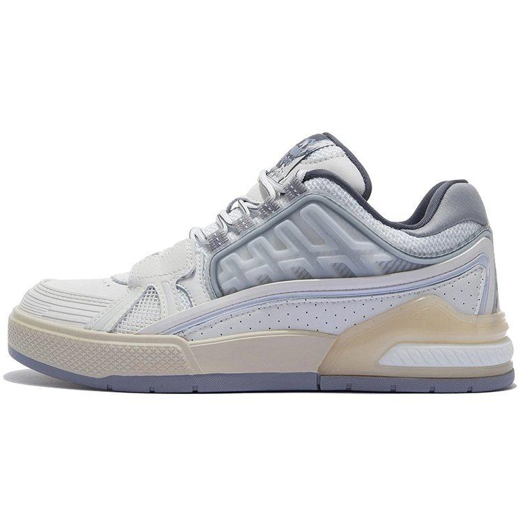 Li Ning Millennial Era TPU Fashion Abrasion Resistant Breathable Low Top Casual Shoes Men's White AZGS009-2
