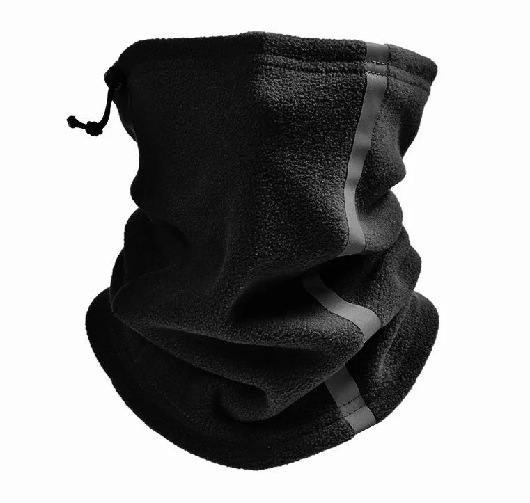 Polar Fleece Neck Tube Scarf Winter Ear Warmer Cycling Fishing Skating Running Sport Scarf Adjustable Neck Collar Neckerchief