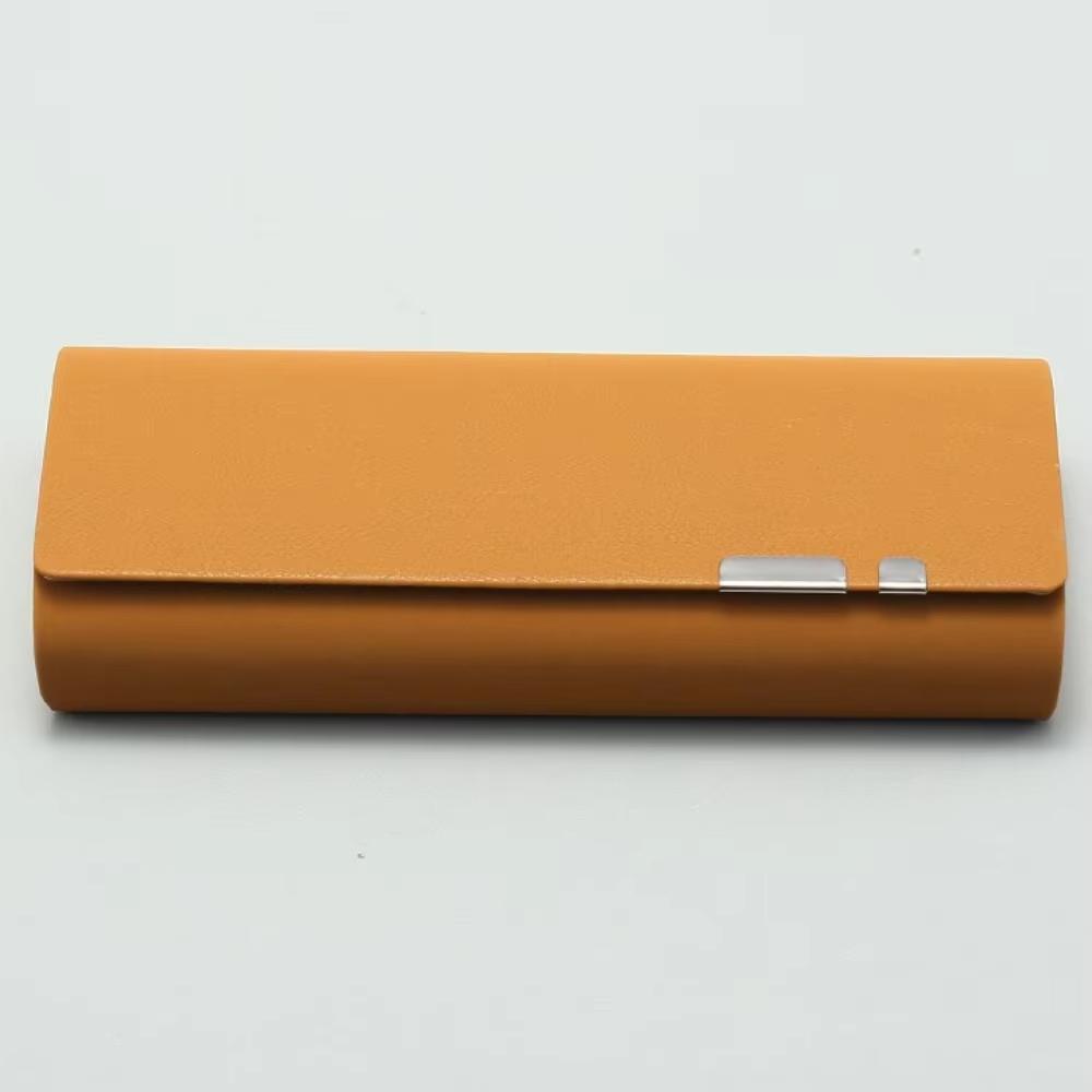 1pc Glasses Box  Portable Anti-stress PU Sunglasses Case Glasses Storage Box Eyeswear Accessories Box