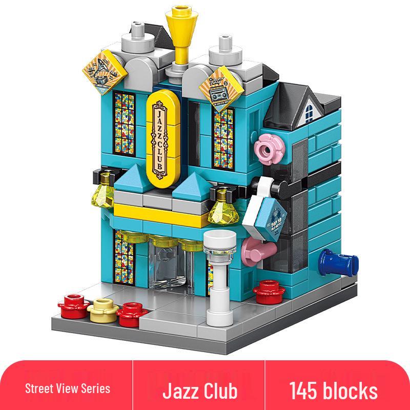 Lele Brothers Compatible Building Blocks: Educational Interlocking House Model for Kids