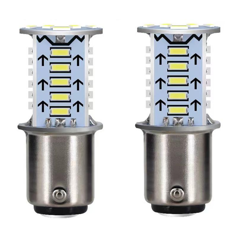 LED Brake Lights for Motorcycle Car Universal 1157 Driving Strong Spotlight Lights 360 Degrees Signal Lamp Motorcycle Parts