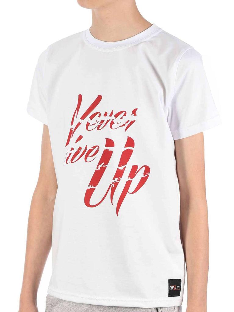 Jungen T-Shirt mit Never Give Up