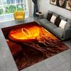 Classic L-Lord of The Rings H-Hobbit Carpet Rug for Bedroom Living Room Sofa Playroom Doormat Home Decor,Kid Area Rug Non-slip