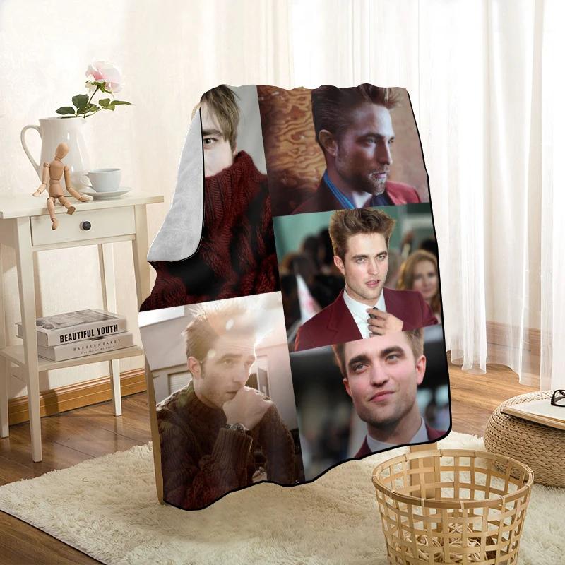 Neuer Artikel Robert Pattinson Decken Druck Weiche Decke Überwurf für Zuhause/Sofa/Bettwäsche Tragbare Reise Decke für Erwachsene 1208p