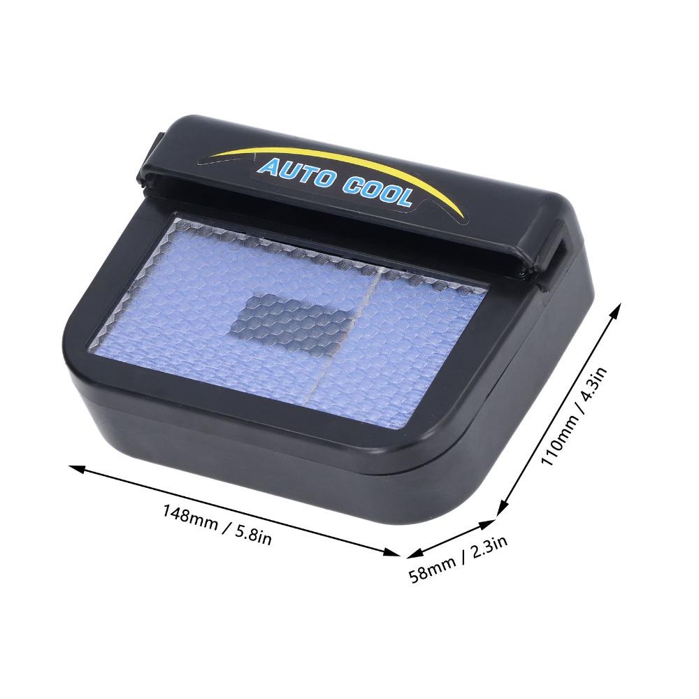 Portable Solar Powered Car Fan Easy Installation Automobile Ventilator Car Exhaust Fan  Windshield