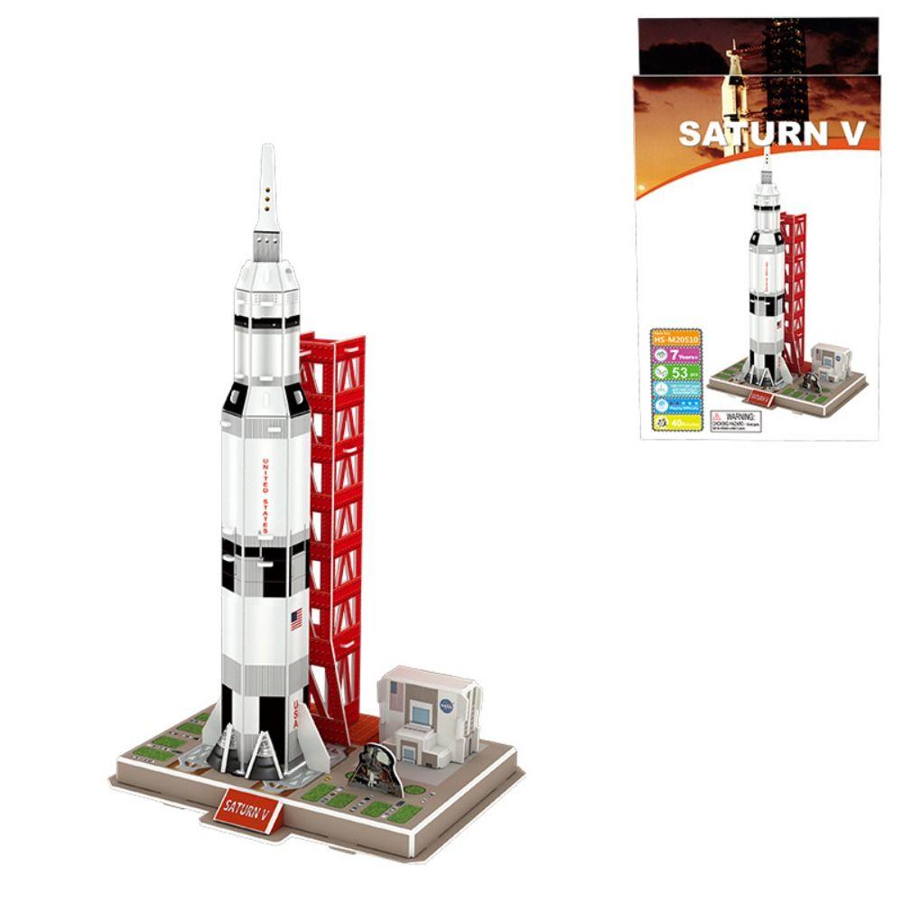 DIY Miniature International Space Station Paper 3D Spaceship Paper Puzzle Handmade Birthday Gifts