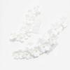 Handmade Soft Ceramic Hair Combs Messy Bun Maker with Pearls Decor for Female Daily Headdress Jewelries