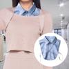 Fake Neck Blue Striped Accessories Detachable Dickey