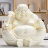 Keramik Maitreya Buddha SKRATTANDE BUDDHA-skulpturer Figurer Lyx Hem Vardagsrum Kontor Rikedom Lycka Feng Shui Dekor