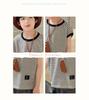Large Boys' Striped Sleeveless Korean Style Casual Vest - Size 26