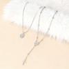 Double Layer European Cross Pendant Necklace - Women's Fashion Metal Clavicle Chain