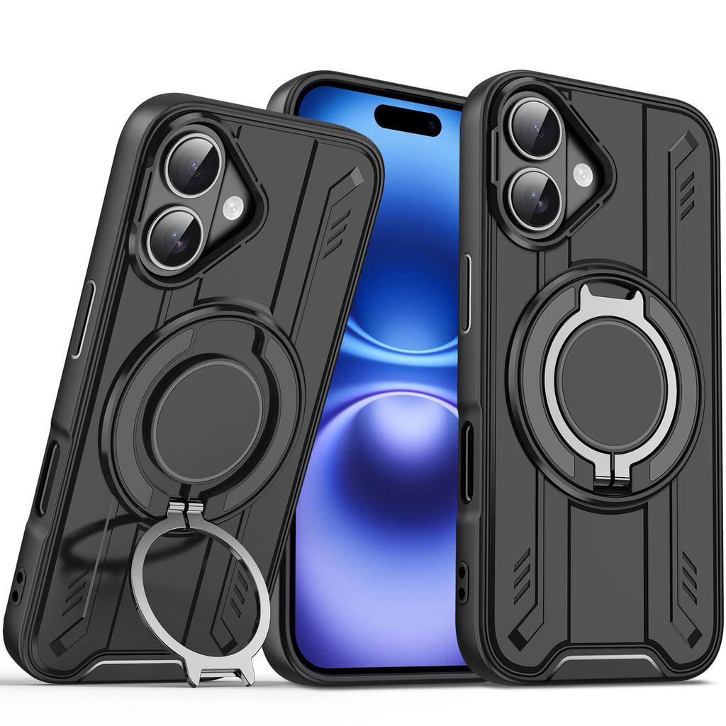 Source for Apple 16promax Invisible Bracket Mobile Phone Case for IPhone17 Couple Magnetic Phone Case
